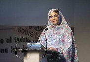 Aminetu Haidar defiende que la postura de España «contribuye a perpetuar una ocupación ilegal» en el Sáhara