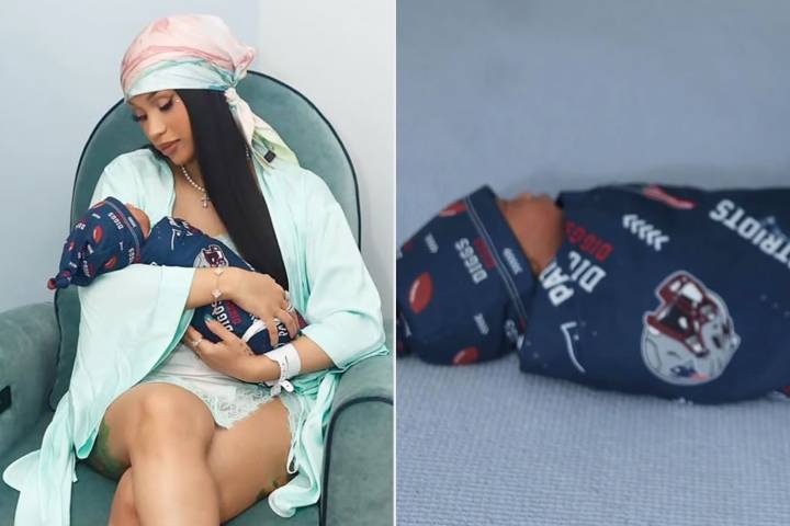 Cardi B Shares First Photos of Baby Boy with Stefon Diggs