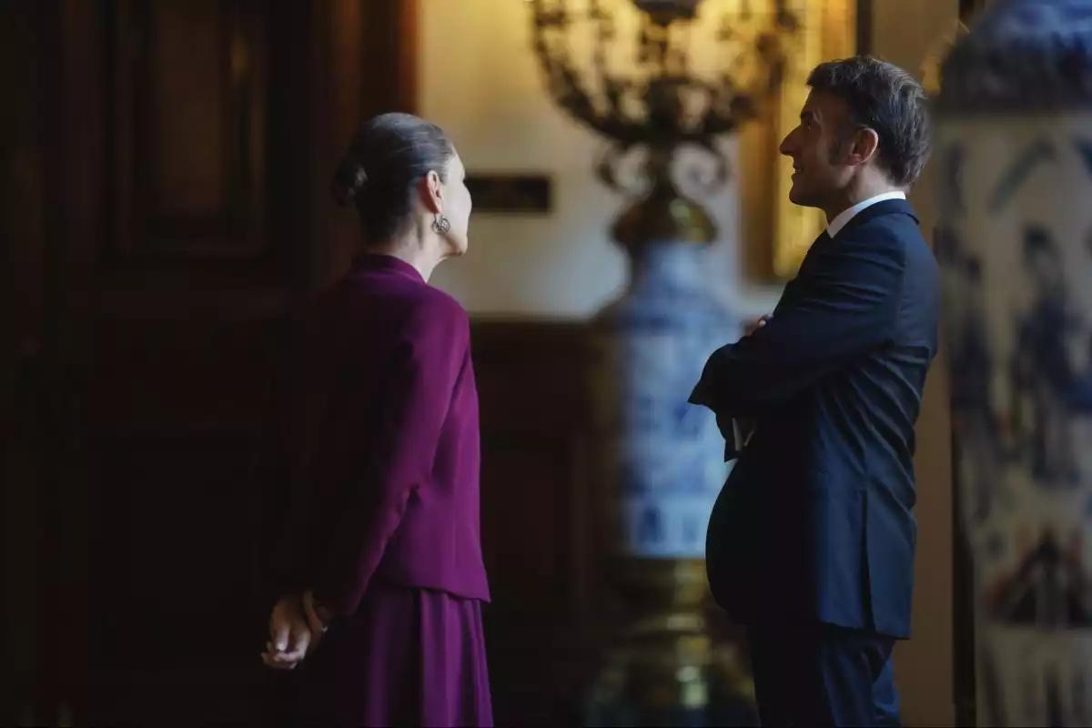 "Reafirmamos la buena relación de respeto e igualdad"; Presidenta Sheinbaum agradece a Emmanuel Macron por su visita a México