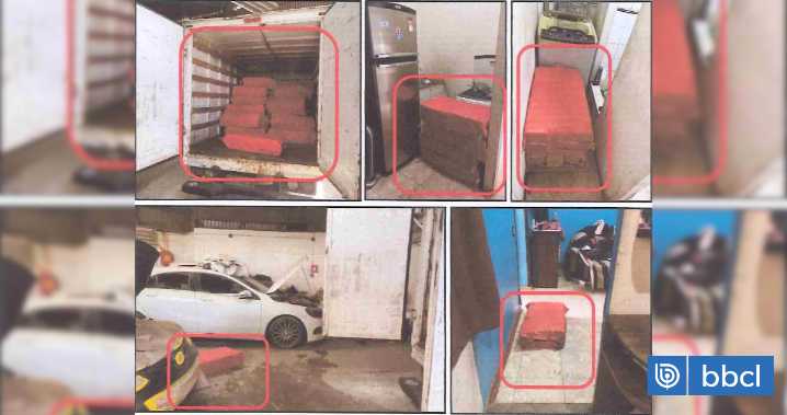 Más de 55 años de cárcel para 7 colombianos que ingresaron 1,5 toneladas de marihuana a Chile