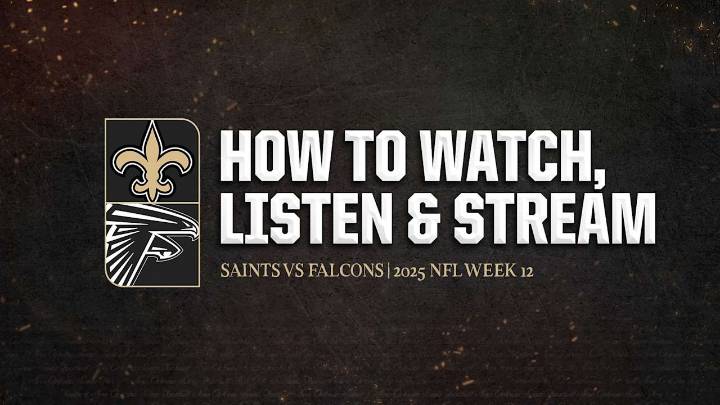 Falcons vs. Saints: How to Watch, Listen, and Stream Games 11/23/2025