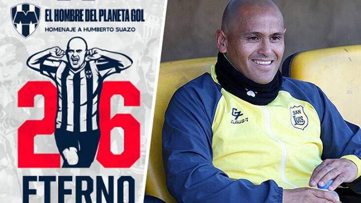 Humberto Suazo está muy cerca de ser DT de equipo de la B "Chupete" vivirá un especial reencuentro con los hinchas en Monterrey.