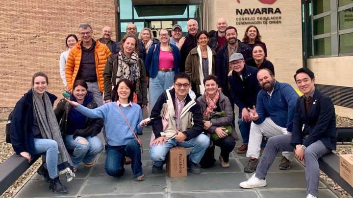 El viaje por Navarra que ha enamorado a los grandes formadores del vino