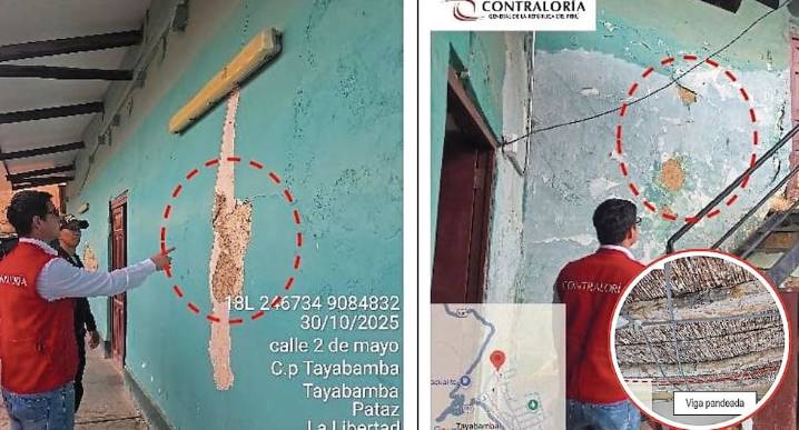 La Libertad: Comisarías con hongos y a punto de colapsar en Pataz