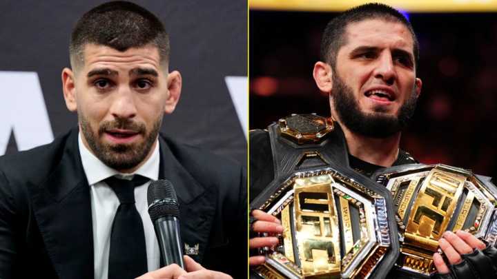 Ilia Topuria gives brutal response to Islam Makhachev UFC 322 victory as pair tease future showdown