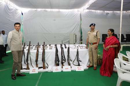37 Maoists surrender before Telangana DGP