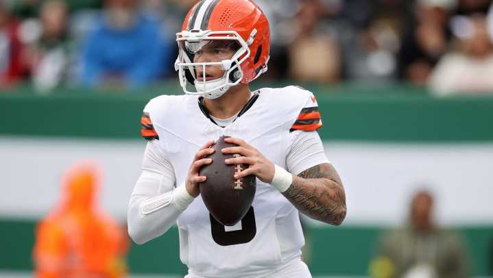 Browns QB Dillon Gabriel's stats against New York Jets