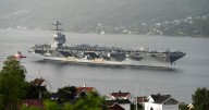 US aircraft carrier nears Venezuela in flex of American military power