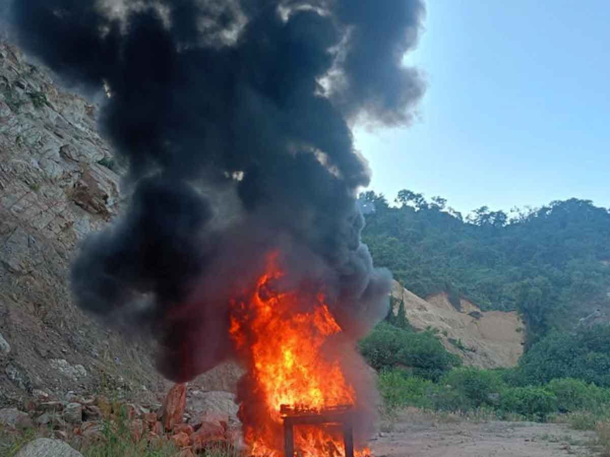 FGR destruye más de una tonelada de cocaína en Guerrero