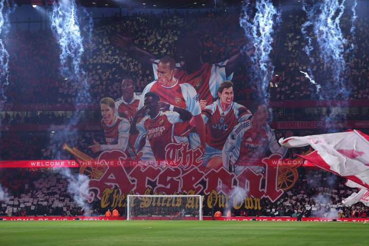 The story behind the making of Arsenal’s iconic north London derby tifo