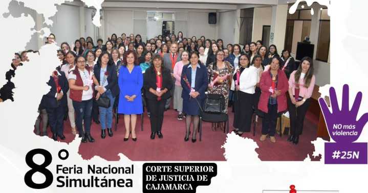Desde la provincia de San Marcos, Poder Judicial alza la voz: ¡Gran Feria Nacional «LLAPANCHIPAQ JUSTICIA’ une fuerzas contra la violencia hacia la mujer!”
