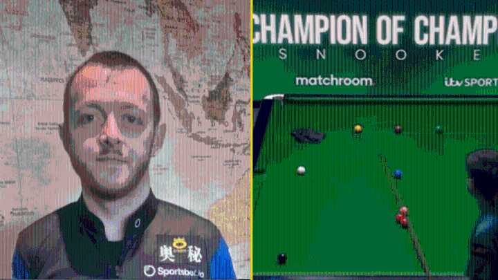 Snooker star commits rare act after scoring just one point during thrashing