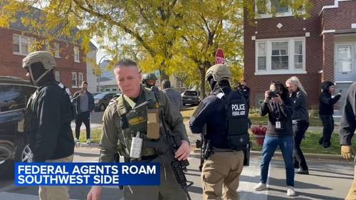 Head of CBP Gregory Bovino, federal immigration agents seen roaming Chicago's Southwest Side, Little Village neighborhood