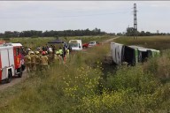 Confirmaron las identidades de las dos víctimas del trágico vuelco sobre Ruta 2