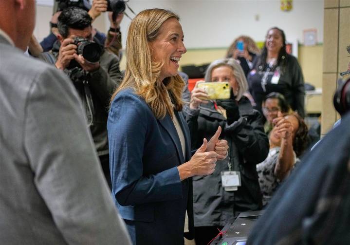 Democrat Mikie Sherrill elected governor of New Jersey, defeating opponent who aligned with Trump