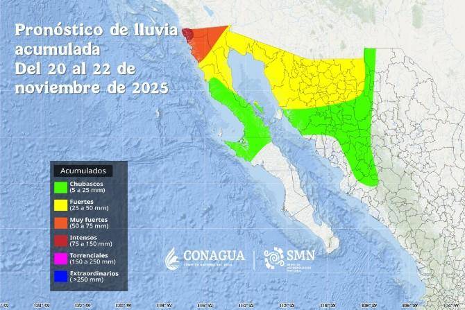 Esperan ingreso de nuevo frente frío esta noche