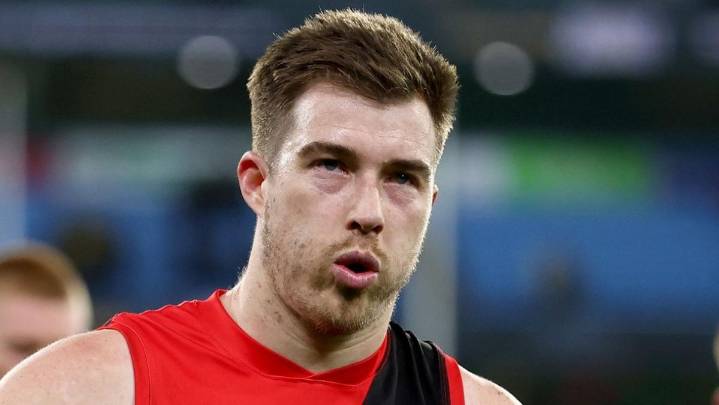 Zach Merrett makes first appearance at Essendon pre-season after failed trade to Hawthorn