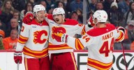 Flames edge Flyers 2-1 behind Huberdeau’s pair of goals
