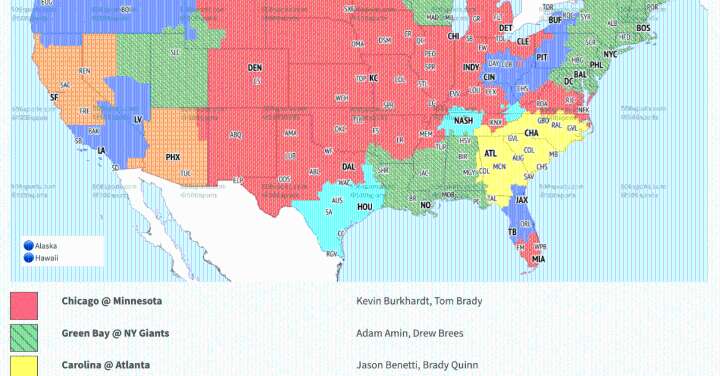 Seahawks vs. Rams NFL TV Week 11 coverage map and FOX commentators