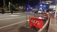 Bares y restaurantes de Cali protestan por cierres tempranos; sacaron las mesas a la calle