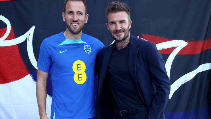Harry Kane has played with Jude Bellingham and Jamal Musiala but would love to have called David Beckham a teammate