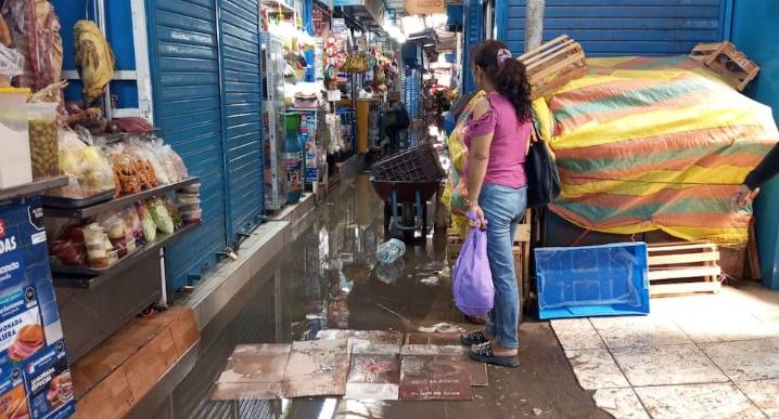 Mercado Modelo de Chiclayo expuesto a emergencias por lluvias
