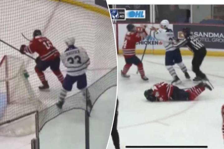 OHL comes down hard  Luke Dragusica for slash to opponent's head: Used 'stick as a weapon'