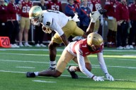 No. 12 Notre Dame escapes Boston College with 25