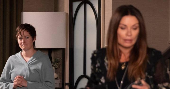 Coronation Street's Carla devastated by Becky dressing gown ploy