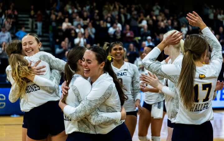 PHOTOS: UNC volleyball sweep Idaho State to win Big Sky tournament