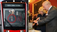 King Charles celebrates 77th birthday driving Welsh tram train