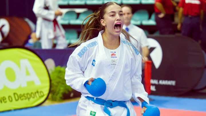 La motrileña Julia Hernández se sitúa entre la élite del karate nacional júnior