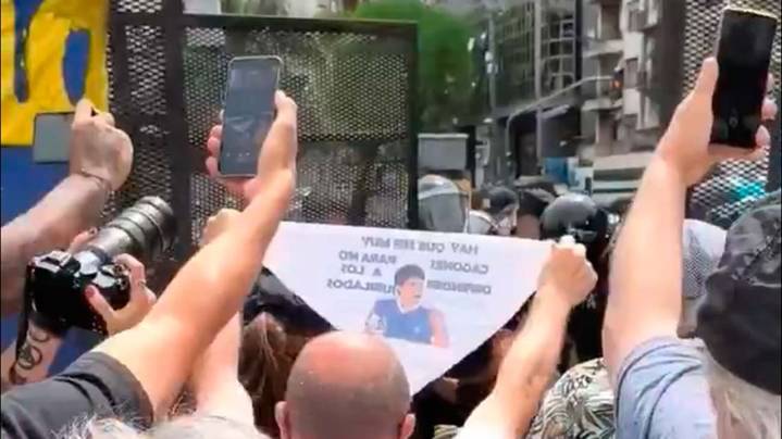 Marcha de los jubilados que reclaman un haber mínimo de $1.250.000