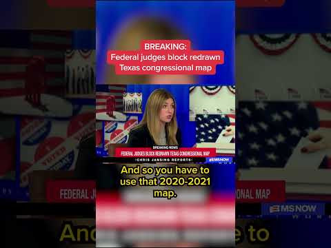 BREAKING: Federal judges block redrawn Texas congressional map