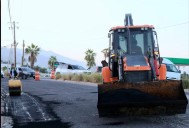“Caza Baches” interviene la avenida Ignacio Zaragoza en San José del Cabo