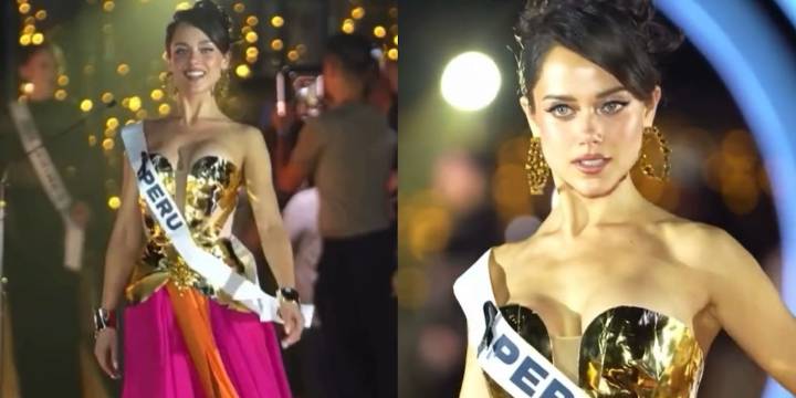 Karla Bacigalupo deslumbra en la cena de bienvenida del Miss Universo 2025