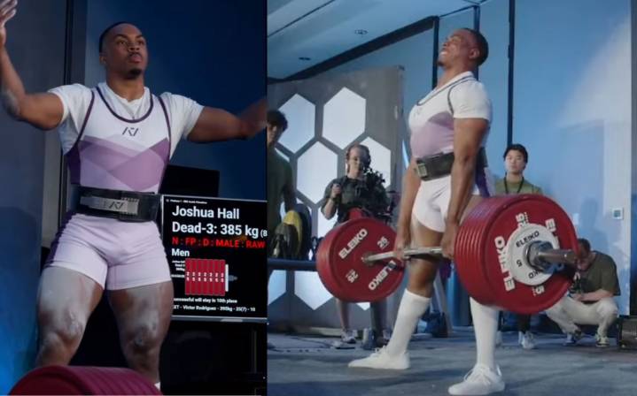Powerlifter Joshua Hall (105KG) Sets 385-kg (848.8-lb) Raw Deadlift American National Record at 2025 SBD Austin – Fitness Volt