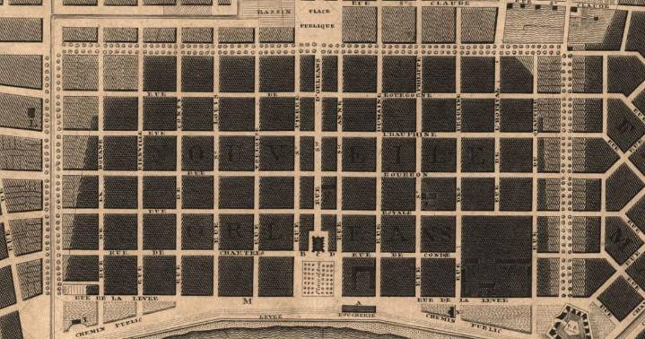 Was New Orleans' French Quarter ever surrounded by a wall?