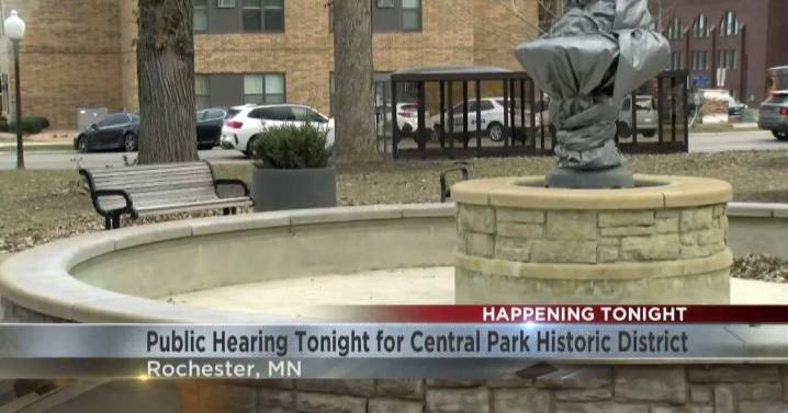 City of Rochester holds public hearing for Central Park Landmark Designation