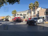 Evacúan Fiscalía del Estado por fuga en tanque estacionario