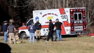 Crews rescue person pinned between two trees in Durham Township, Pennsylvania