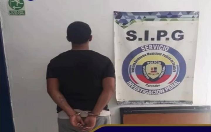 Poliguacara aprehendió a un sujeto por violencia de género en Guacara