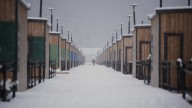 Behind the scenes of Cortina's trailer-park Olympic Village: 400 mobile homes in an Alpine valley