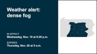 Be prepared for dense fog in Central Pa. until early Thursday morning
