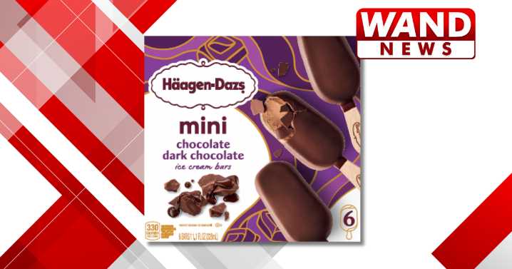Some Haagen-Dazs ice cream bars recalled due to undeclared wheat
