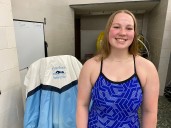Be it a new gig or a new jig, Lauren Lazarowicz does what it takes for Garber swim