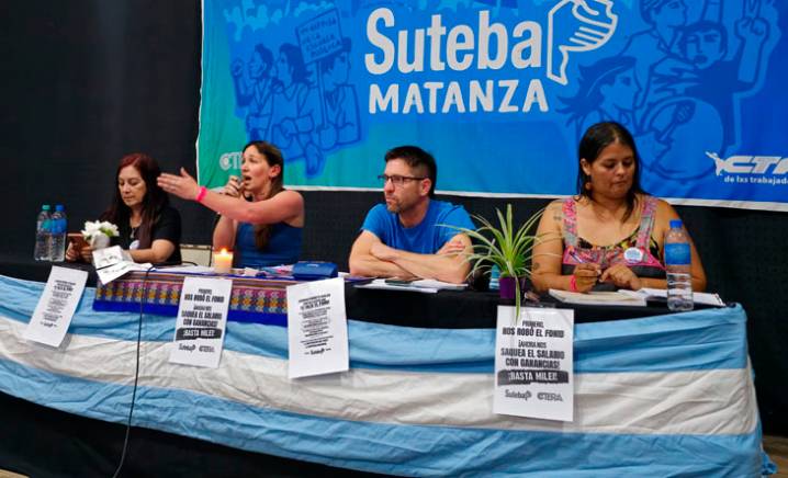 El SUTEBA de La Matanza se organiza “para resistir el embate neoliberal”