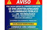 Actos de vandalismo dejan sin luz la Tecnológico