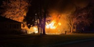 Sgt. Bluff home fully engulfed in early Thursday morning fire