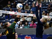 Photo gallery from Country Day vs. Flat Rock in the D2 volleyball title match